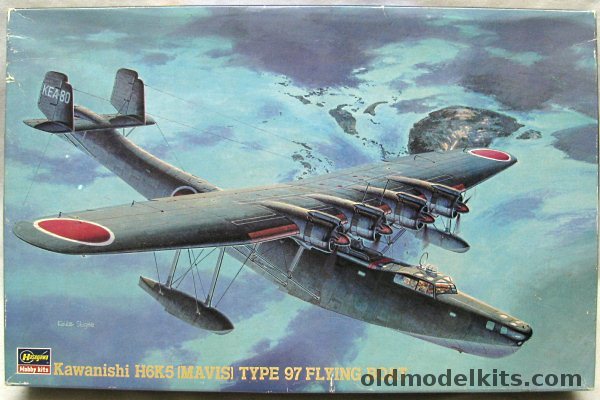 Hasegawa 1/72 Kawanishi H6K5 Mavis Flying Boat, NP6 plastic model kit